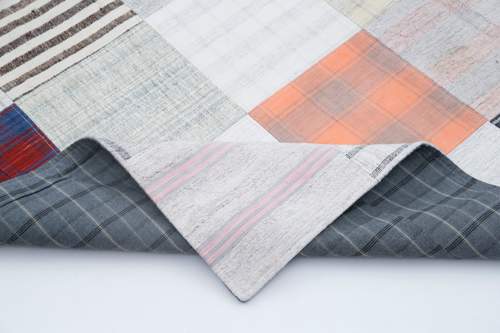 7x10 Multicolor Kilim Patchwork Rug - 30376
