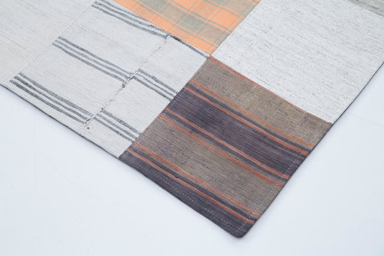 7x10 Multicolor Kilim Patchwork Rug - 30380