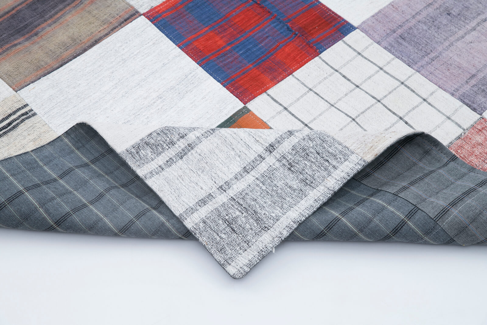 7x10 Multicolor Kilim Patchwork Rug - 30381