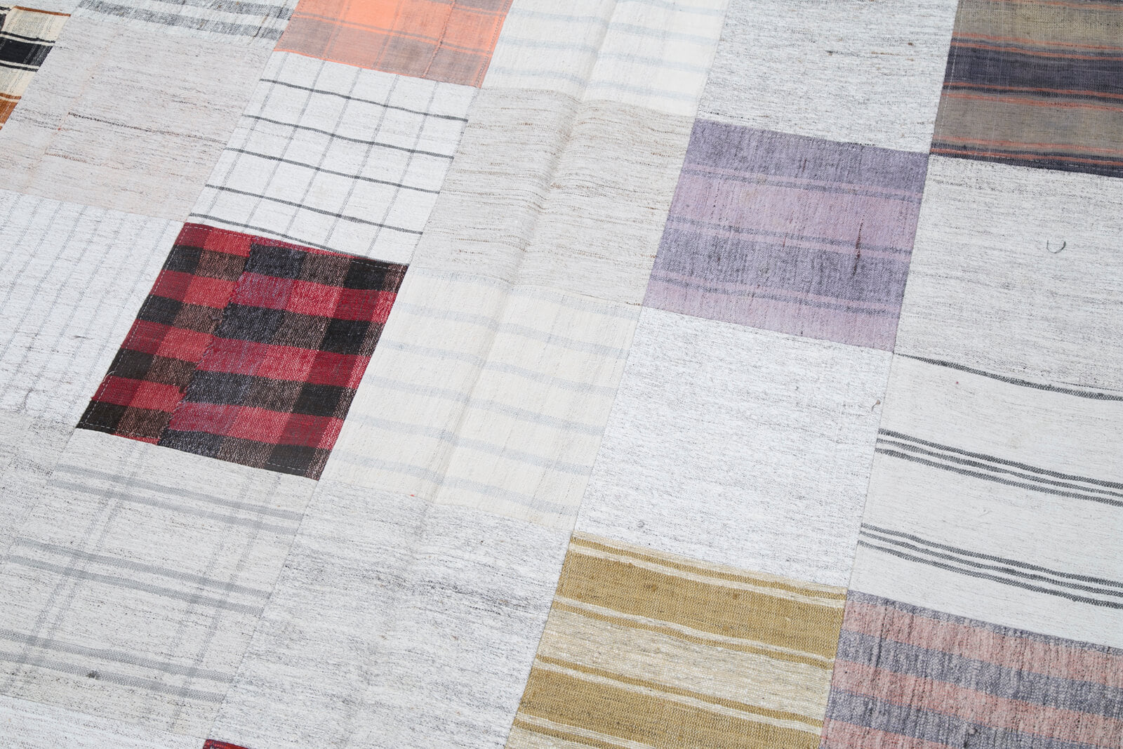 7x10 Multicolor Kilim Patchwork Rug - 30381