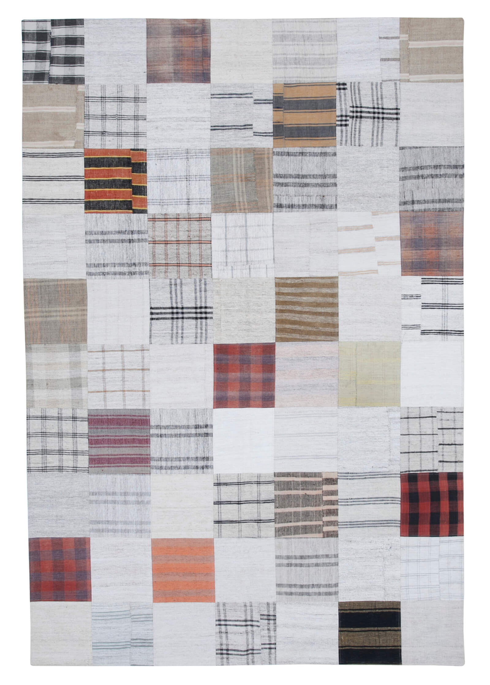 7x10 Multicolor Kilim Patchwork Rug - 30384