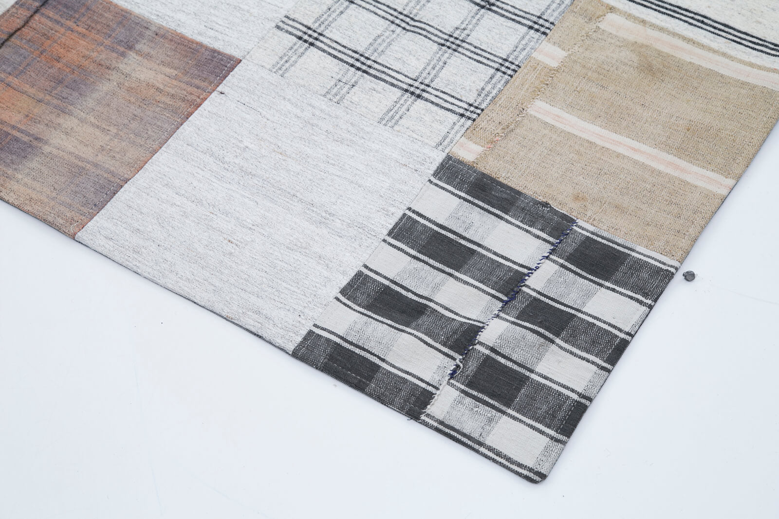 7x10 Multicolor Kilim Patchwork Rug - 30384