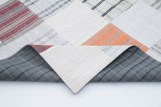 7x10 Multicolor Kilim Patchwork Rug - 30384