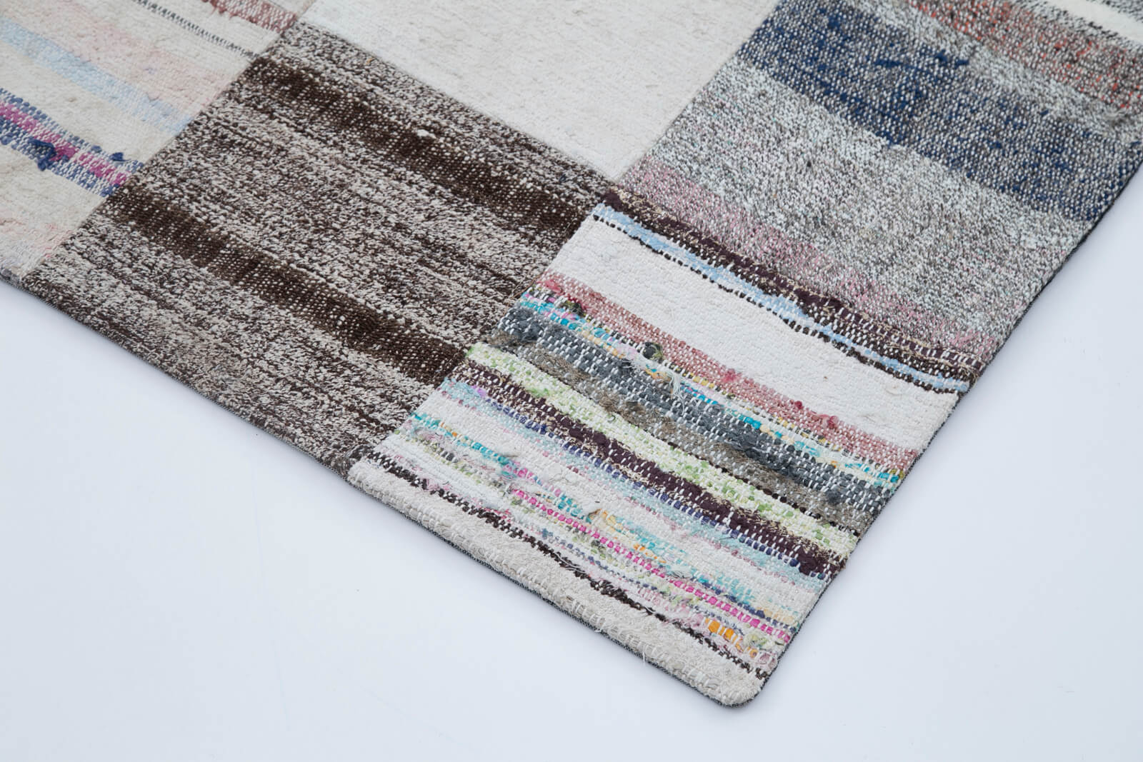 7x10 Multicolor Kilim Patchwork Rug - 30385