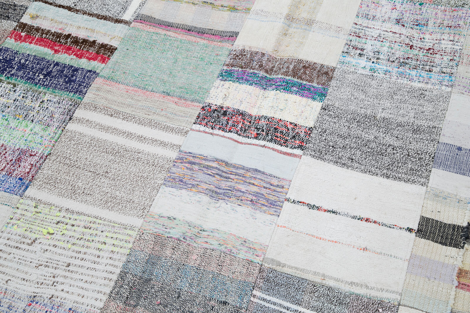7x10 Multicolor Kilim Patchwork Rug - 30385