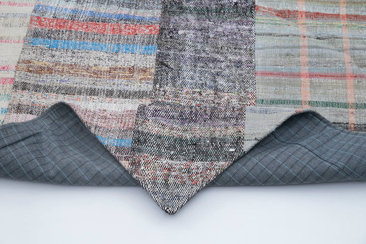 7x10 Multicolor Kilim Patchwork Rug - 30386