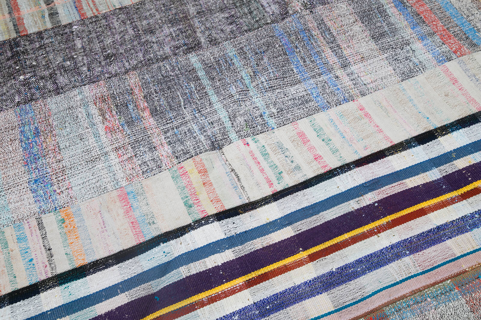 7x10 Multicolor Kilim Patchwork Rug - 30386