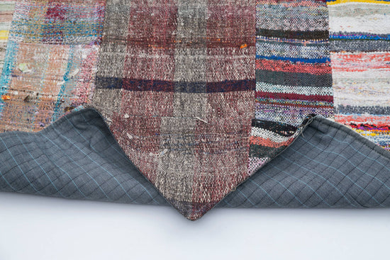 7x10 Multicolor Kilim Patchwork Rug - 30389