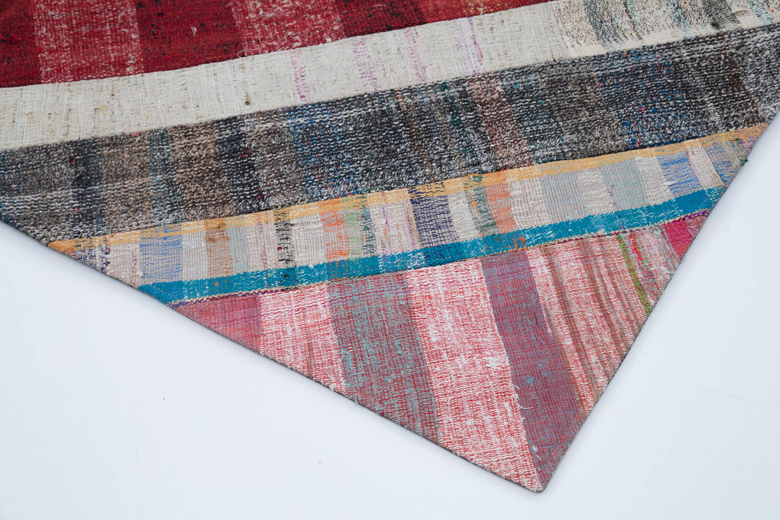7x10 Multicolor Kilim Patchwork Rug - 30390