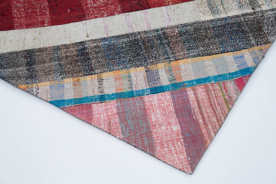 7x10 Multicolor Kilim Patchwork Rug - 30390