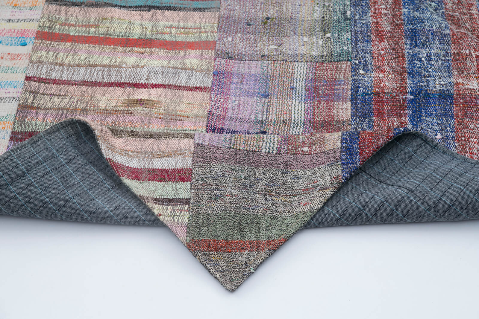 7x10 Multicolor Kilim Patchwork Rug - 30390