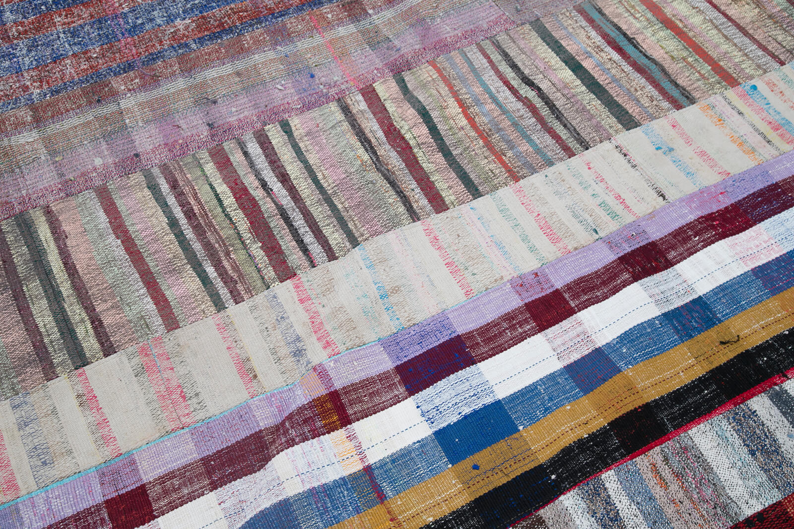 7x10 Multicolor Kilim Patchwork Rug - 30390