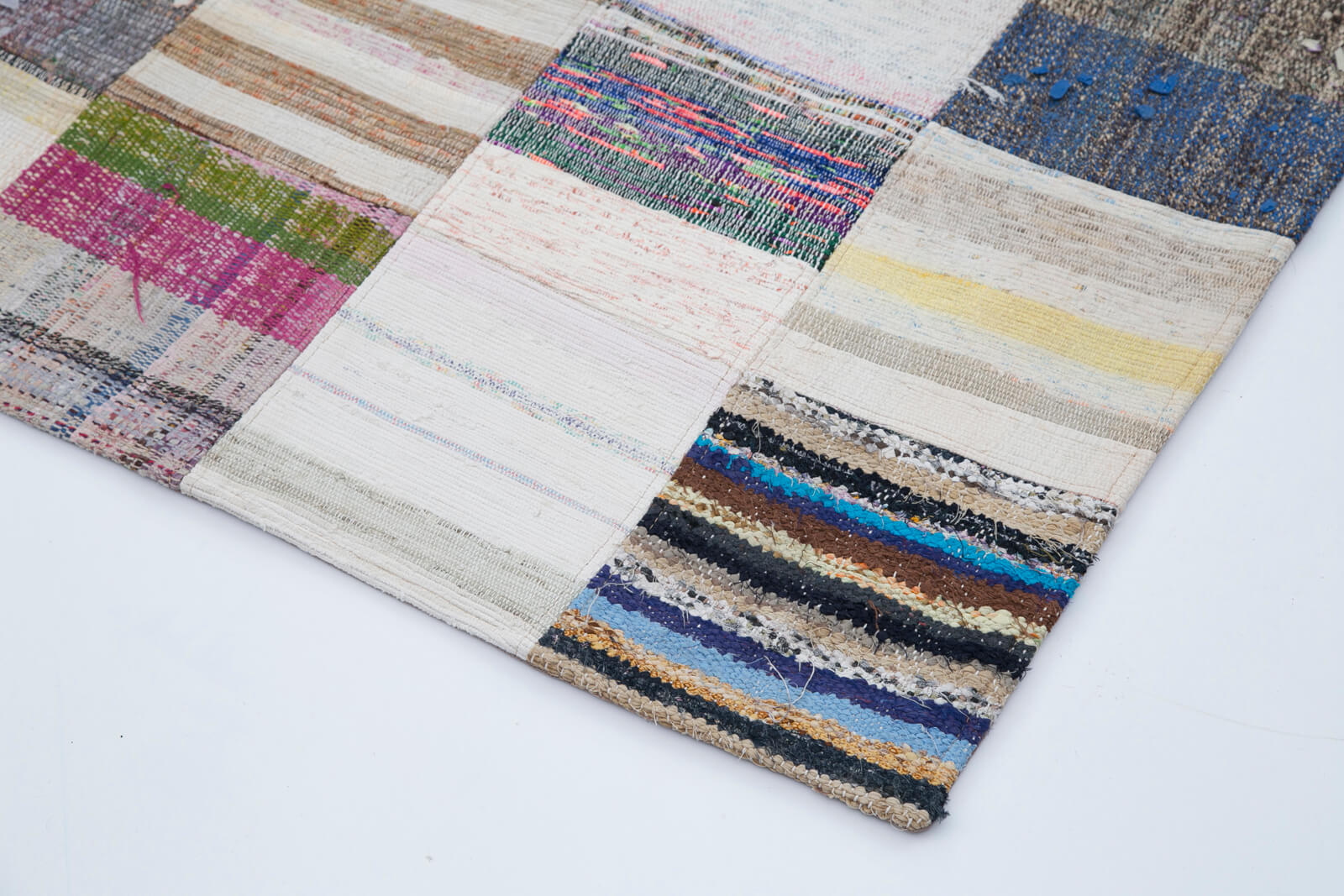 7x10 Multicolor Kilim Patchwork Rug - 30392