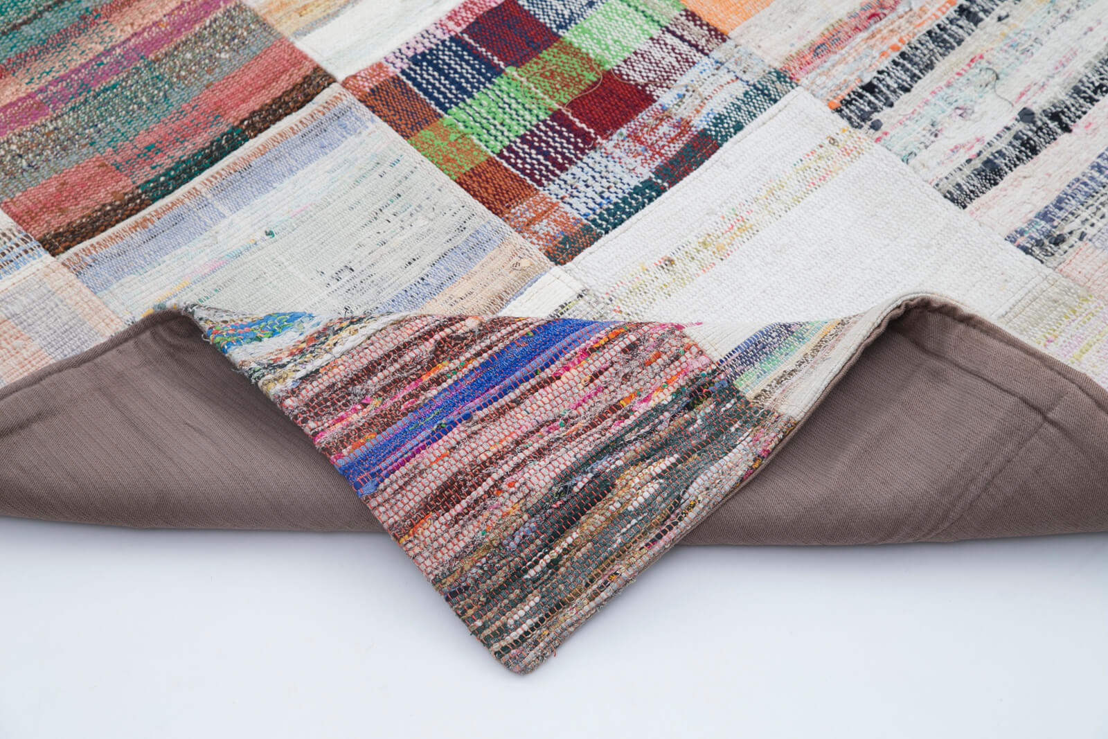 7x10 Multicolor Kilim Patchwork Rug - 30392
