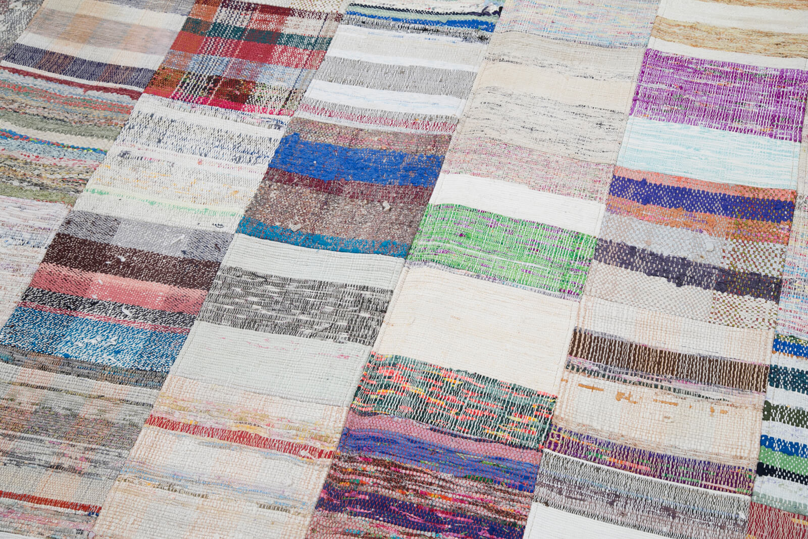 7x10 Multicolor Kilim Patchwork Rug - 30392