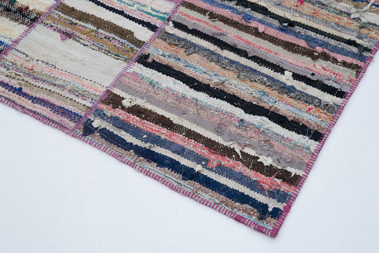 6x9 Multicolor Kilim Patchwork Rug - 30394