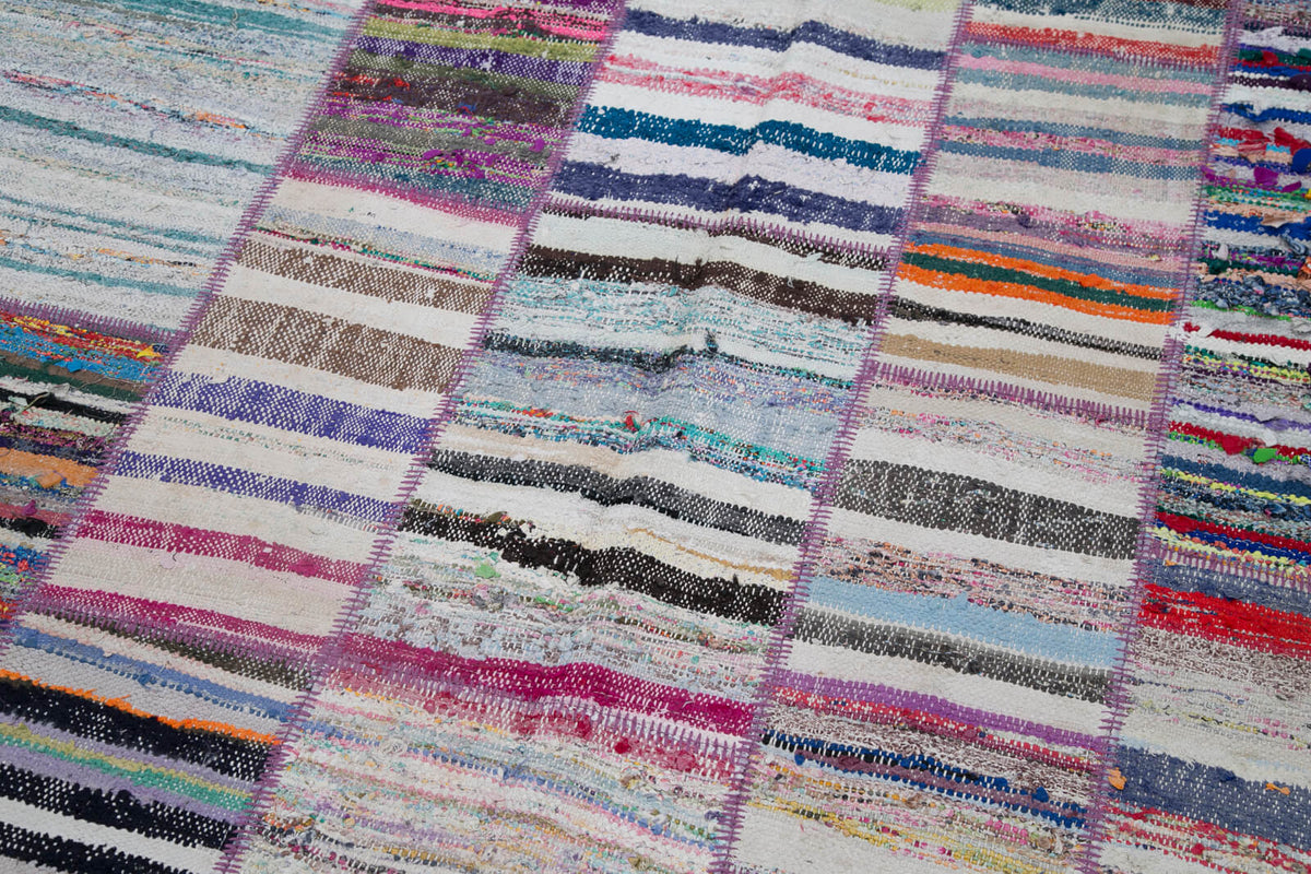 6x9 Multicolor Kilim Patchwork Rug - 30394