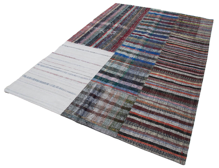 6x10 Multicolor Kilim Patchwork Rug - 30395