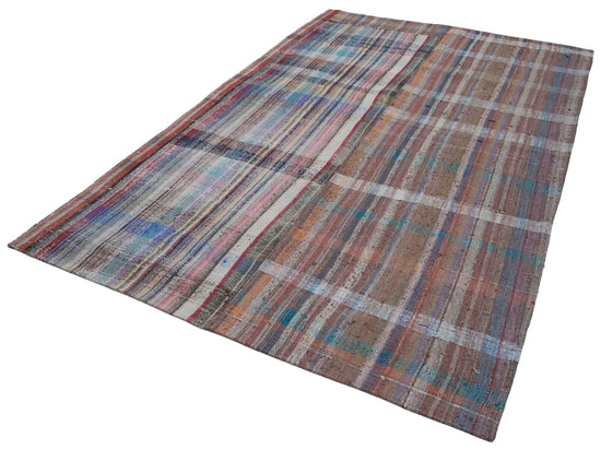 6x10 Multicolor Kilim Patchwork Rug - 30396