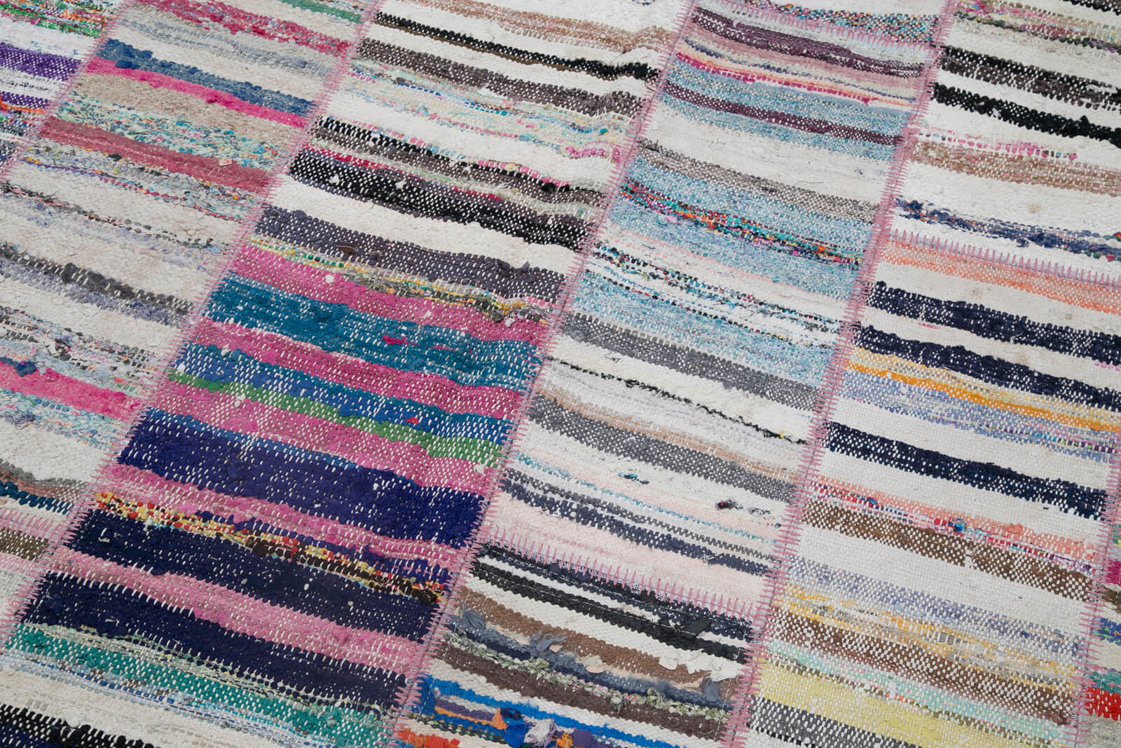 7x10 Multicolor Kilim Patchwork Rug - 30397