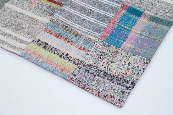 7x10 Multicolor Kilim Patchwork Rug - 30404