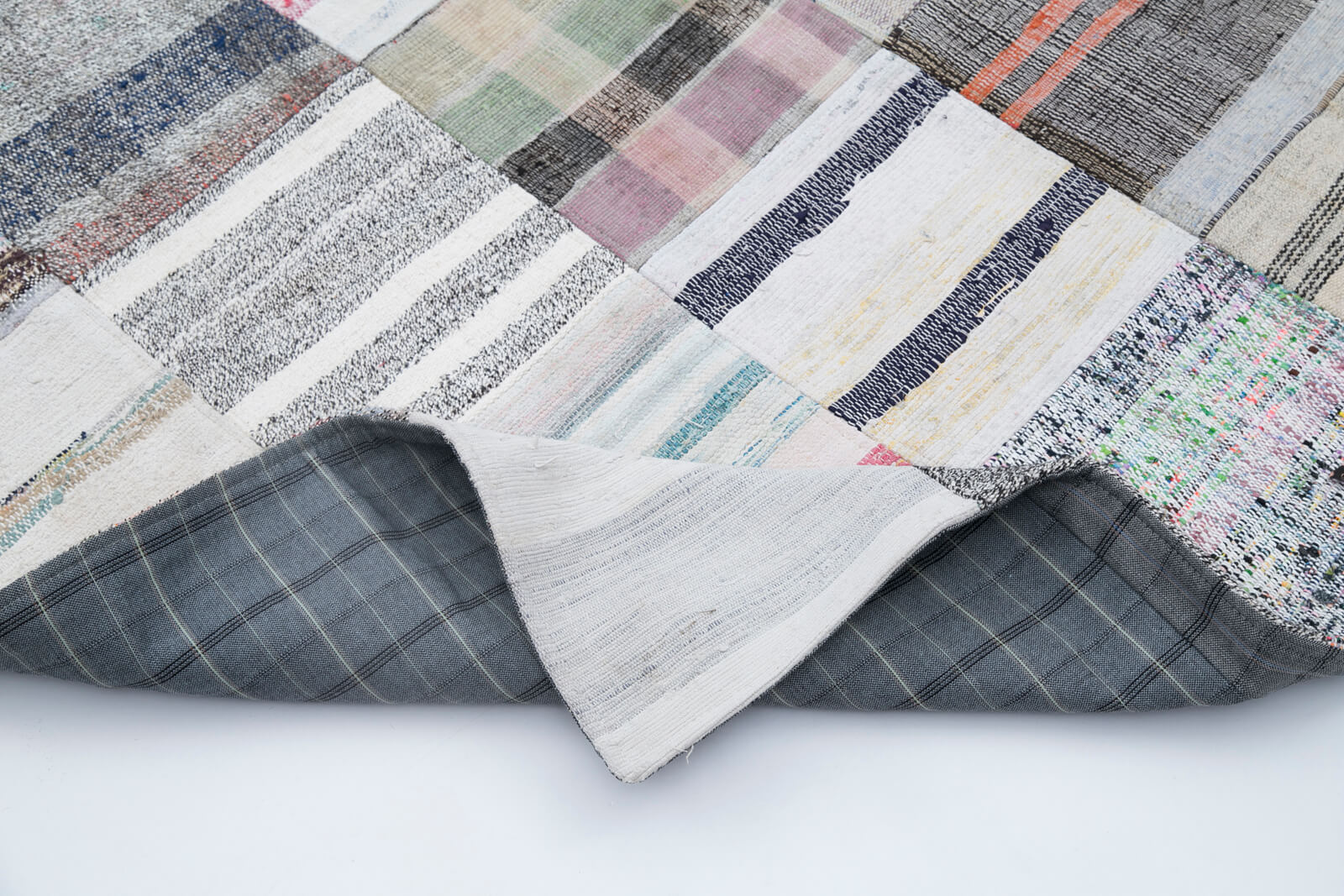 7x10 Multicolor Kilim Patchwork Rug - 30404