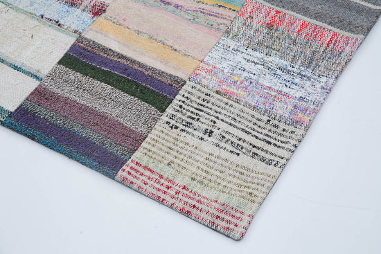 7x10 Multicolor Kilim Patchwork Rug - 30405