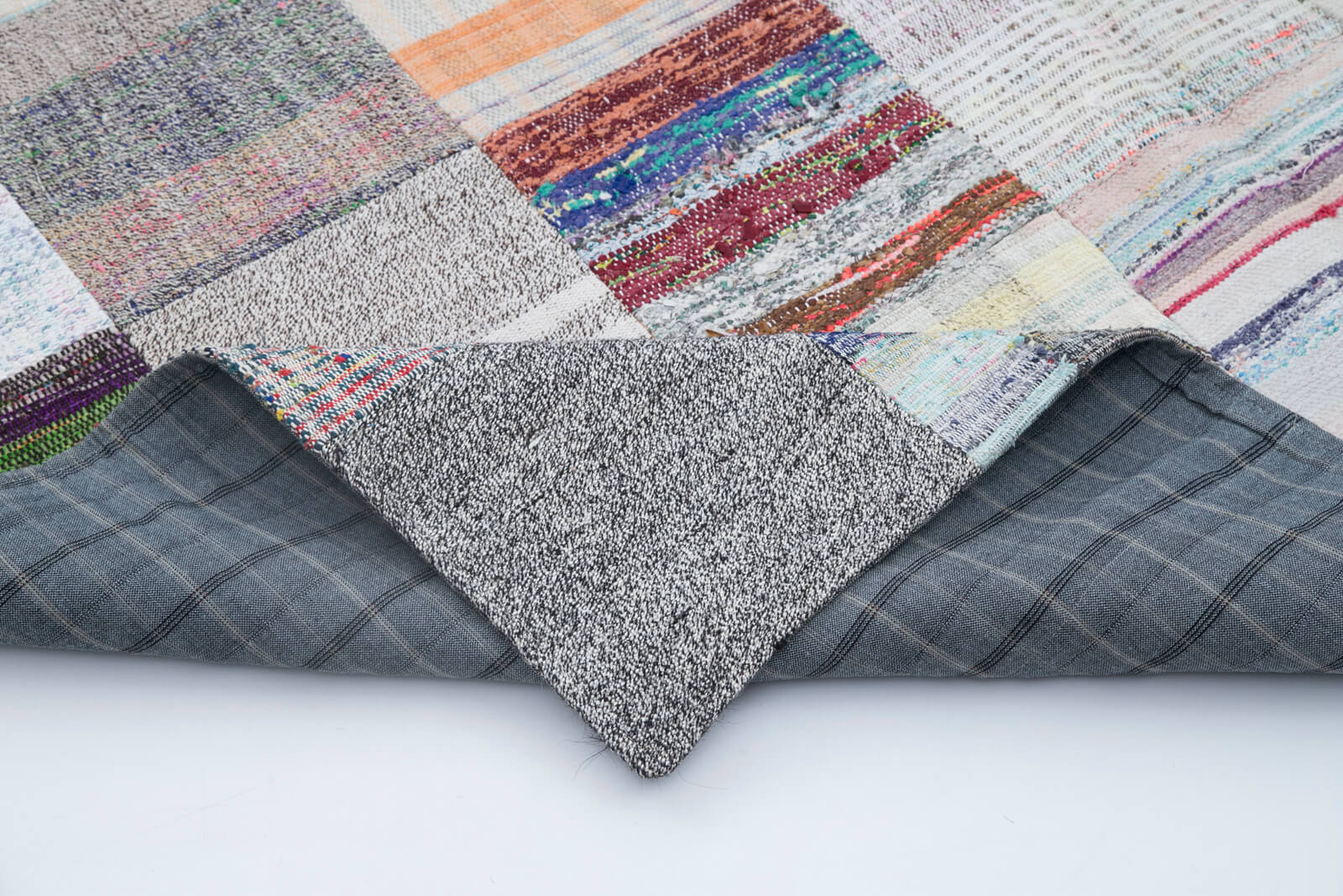 7x10 Multicolor Kilim Patchwork Rug - 30405