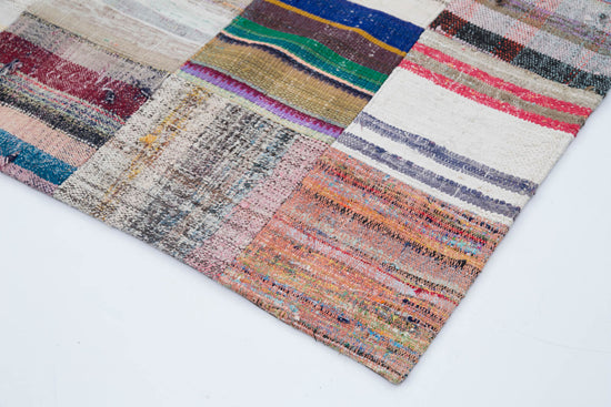 7x10 Multicolor Kilim Patchwork Rug - 30406
