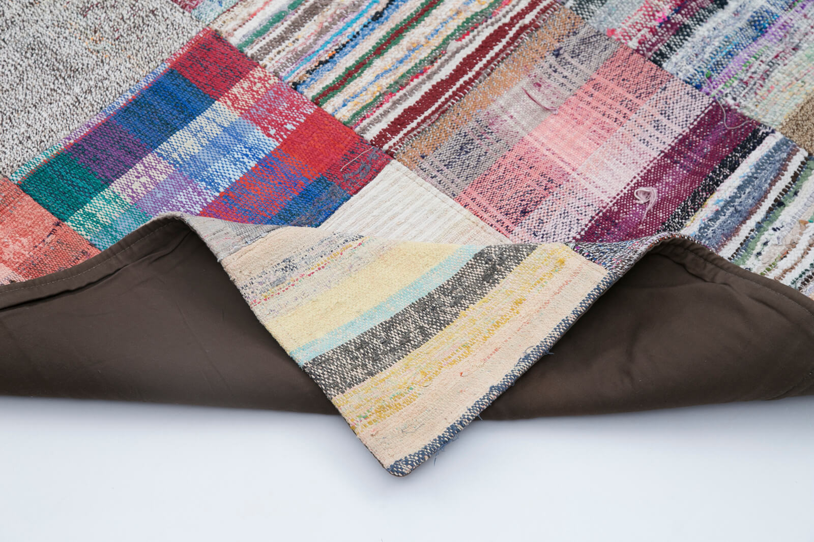 7x10 Multicolor Kilim Patchwork Rug - 30406