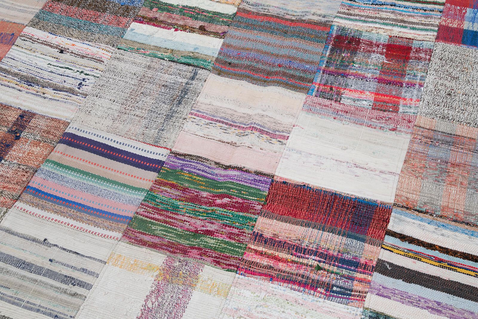 7x10 Multicolor Kilim Patchwork Rug - 30406