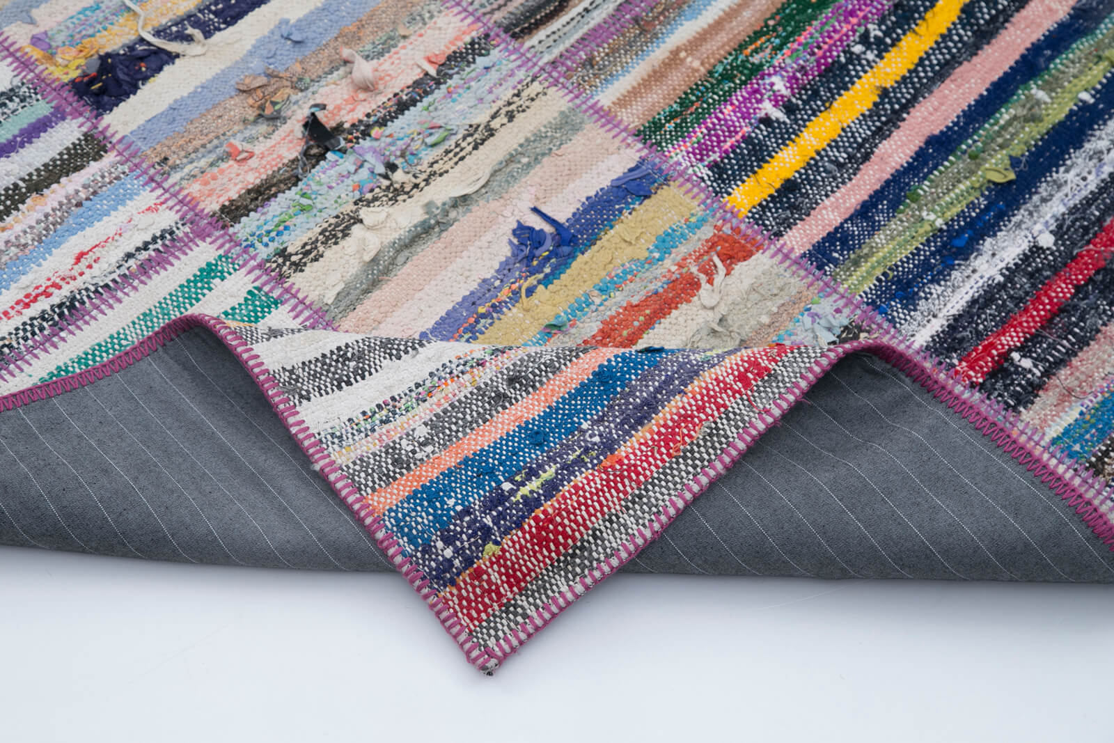 7x10 Multicolor Kilim Patchwork Rug - 30407