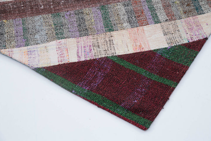 7x10 Multicolor Kilim Patchwork Rug - 30408