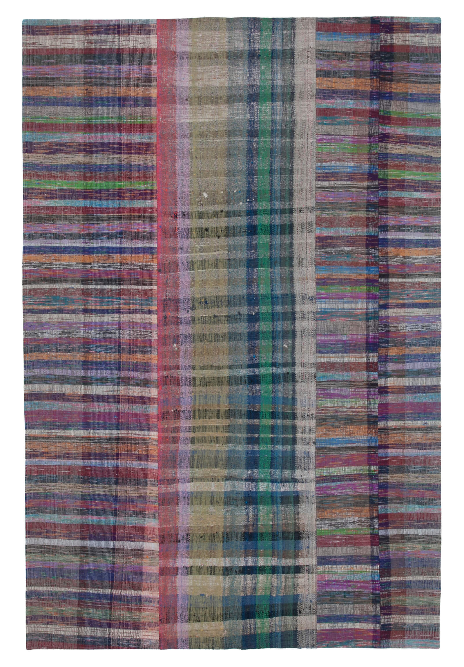 7x10 Multicolor Kilim Patchwork Rug - 30410