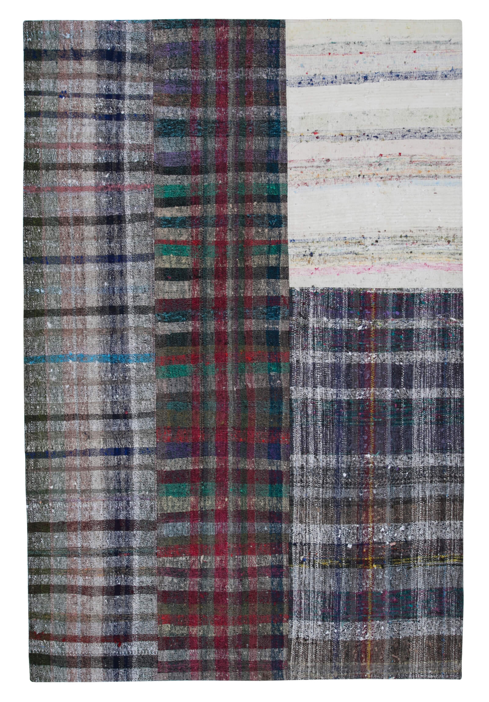 7x10 Multicolor Kilim Patchwork Rug - 30411