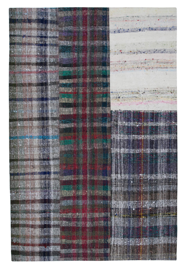 7x10 Multicolor Kilim Patchwork Rug - 30411