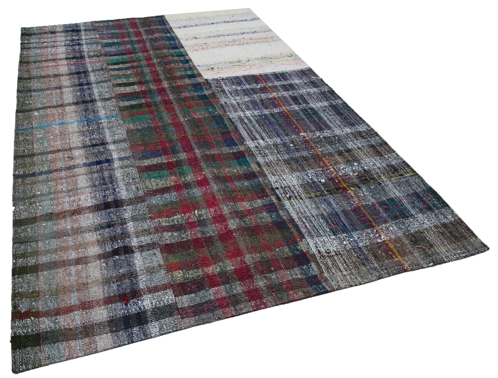 7x10 Multicolor Kilim Patchwork Rug - 30411