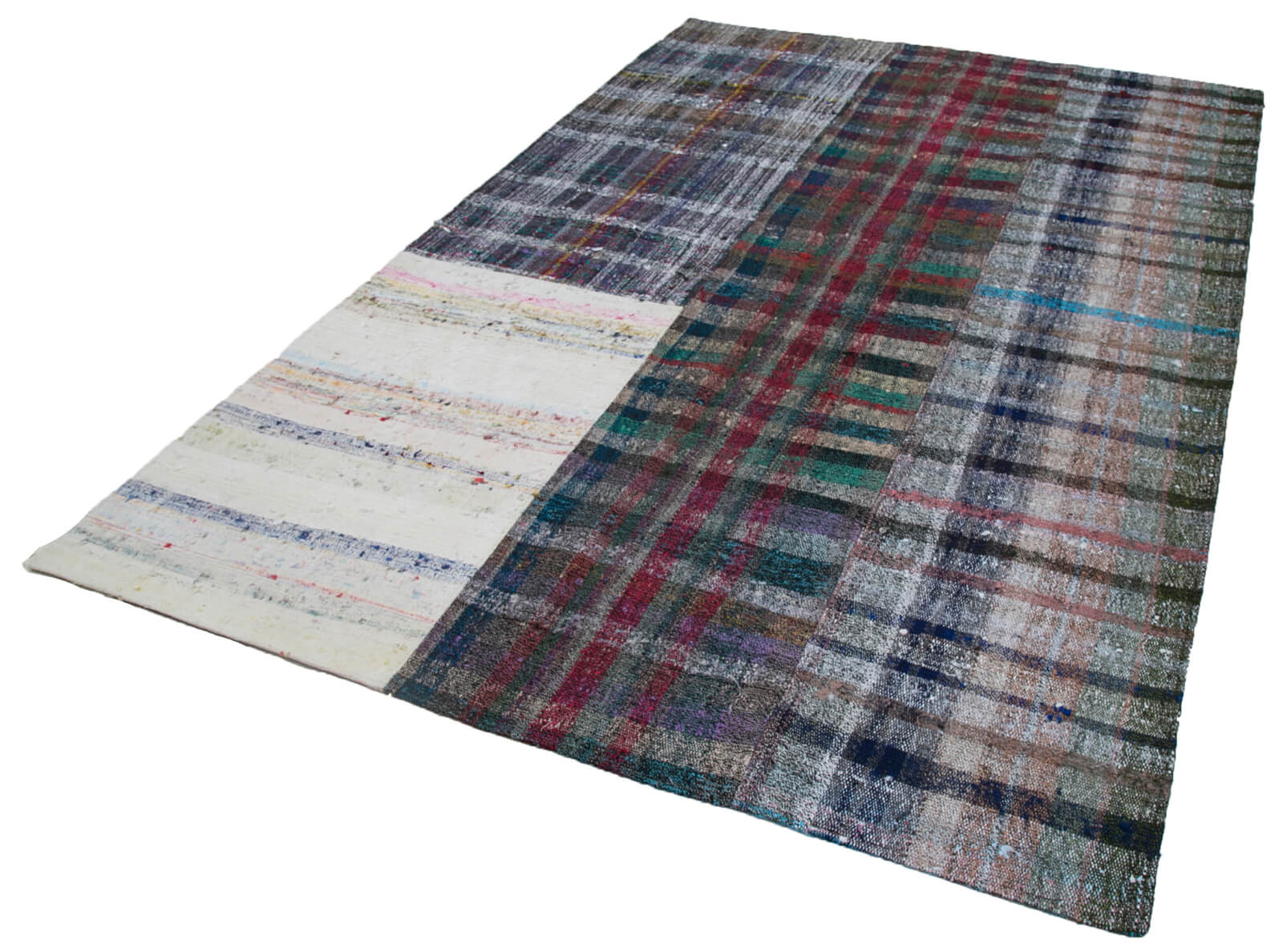 7x10 Multicolor Kilim Patchwork Rug - 30411