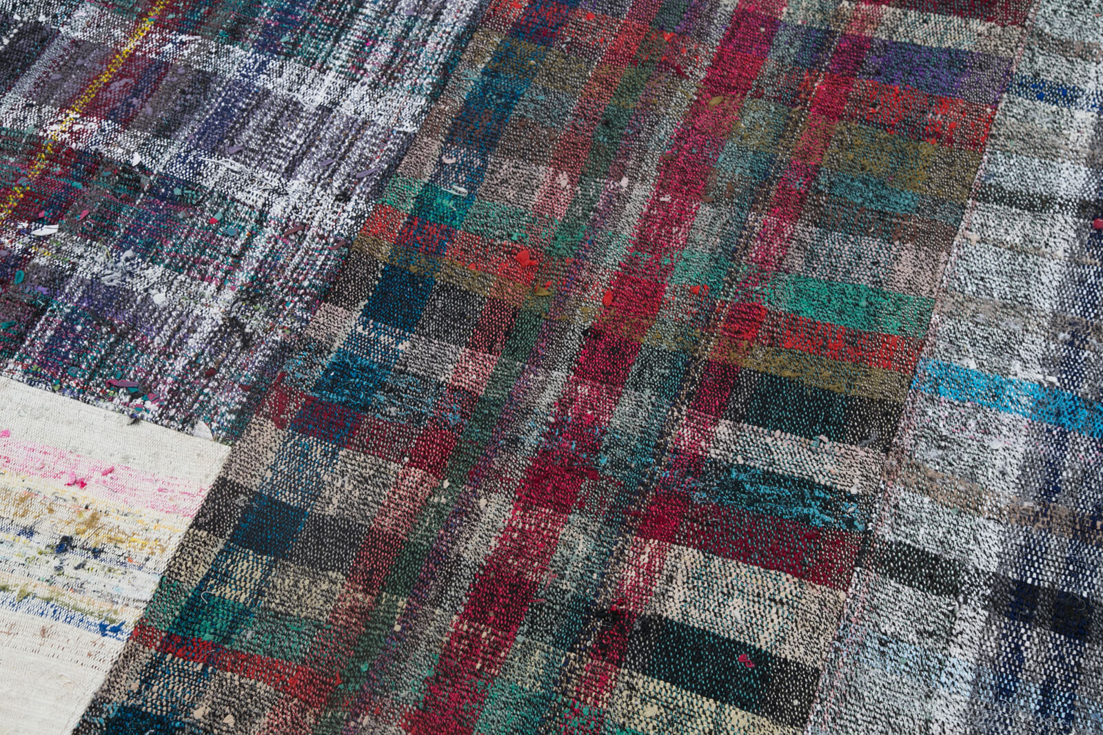7x10 Multicolor Kilim Patchwork Rug - 30411