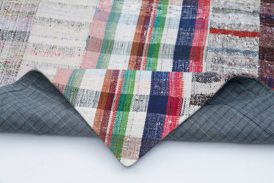 7x10 Multicolor Kilim Patchwork Rug - 30412