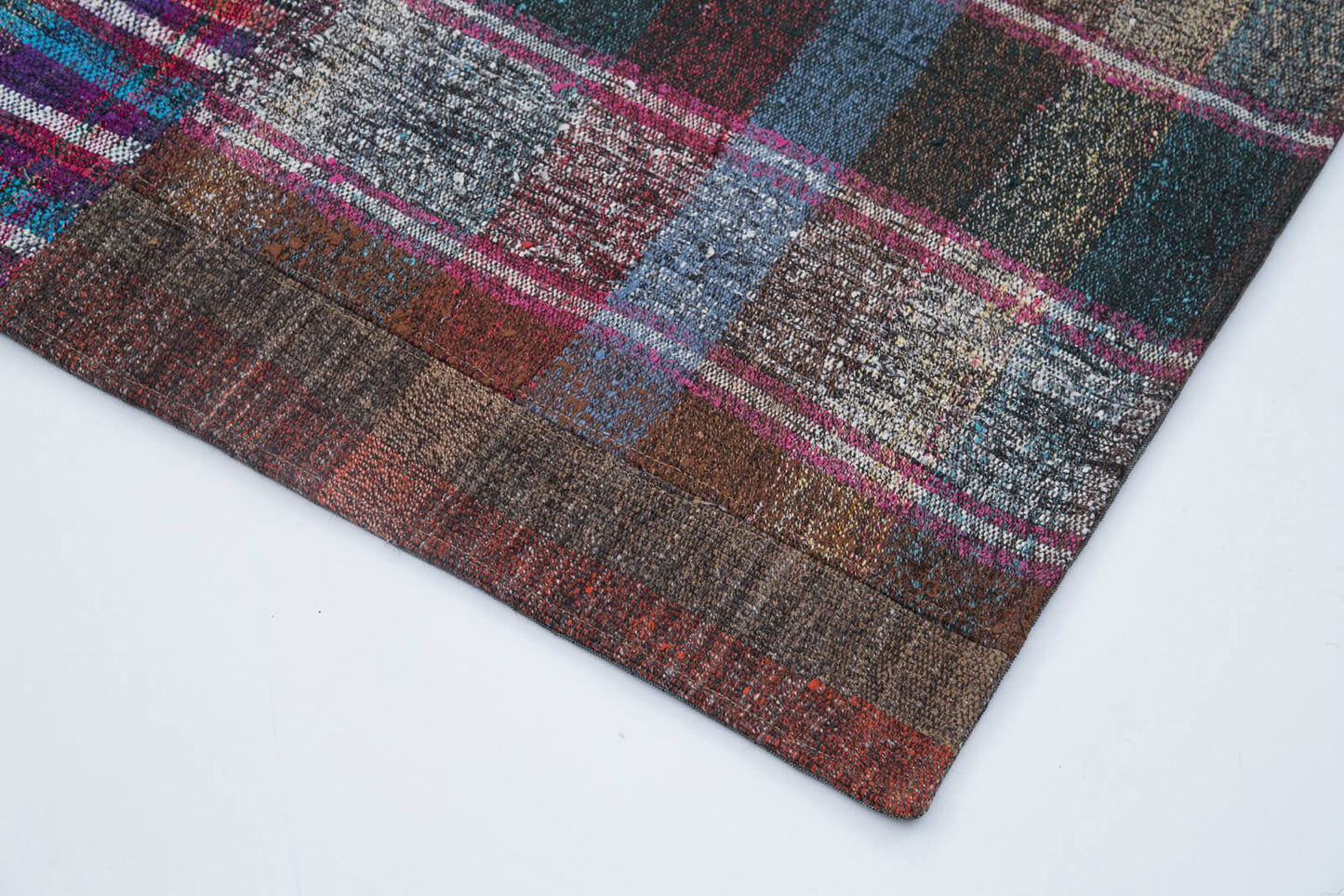 7x10 Multicolor Kilim Patchwork Rug - 30413
