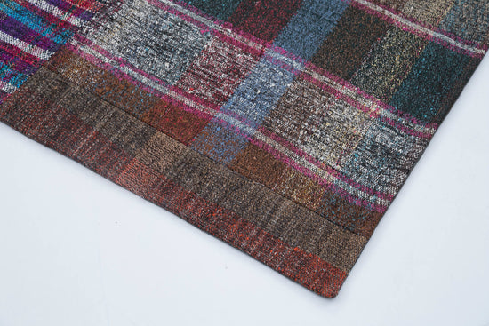 7x10 Multicolor Kilim Patchwork Rug - 30413