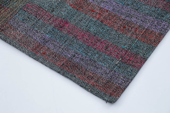7x10 Multicolor Kilim Patchwork Rug - 30414