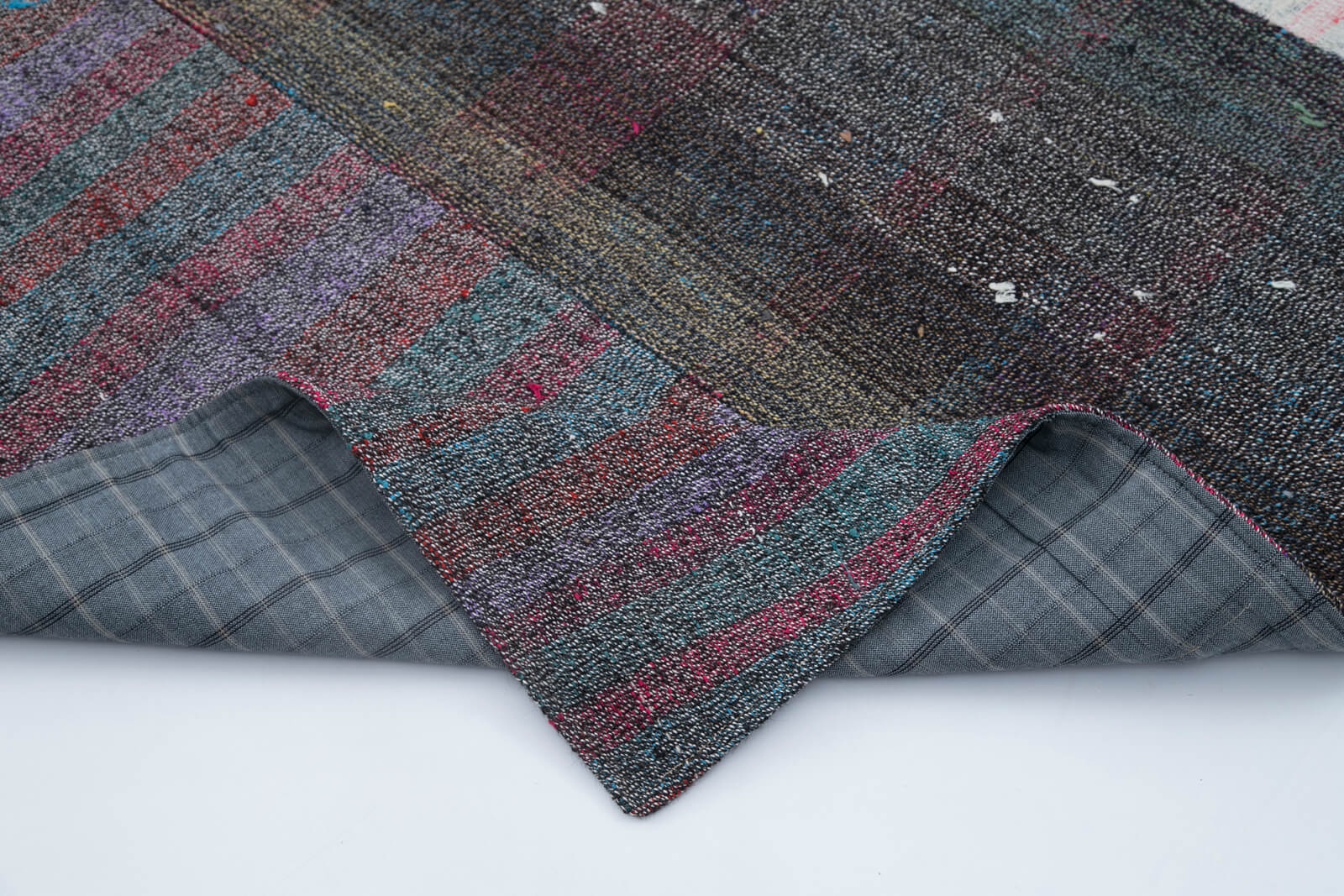7x10 Multicolor Kilim Patchwork Rug - 30414