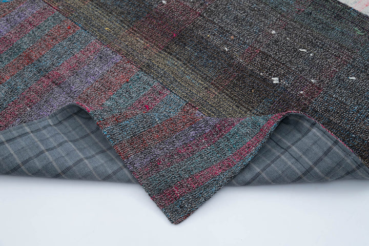 7x10 Multicolor Kilim Patchwork Rug - 30414