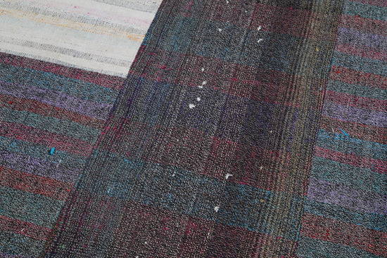 7x10 Multicolor Kilim Patchwork Rug - 30414