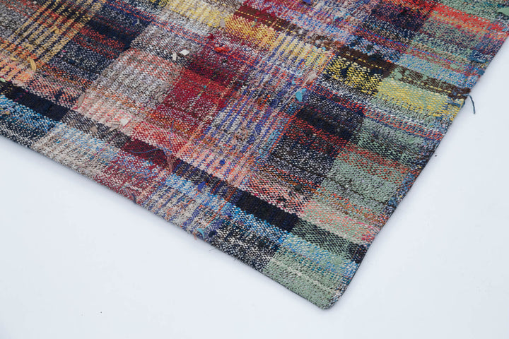 6x9 Multicolor Kilim Patchwork Rug - 30415