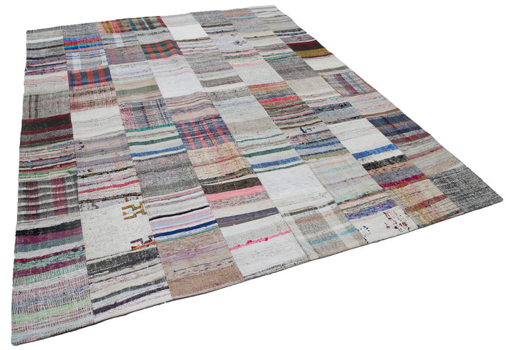 8x10 Multicolor Kilim Patchwork Rug - 30416