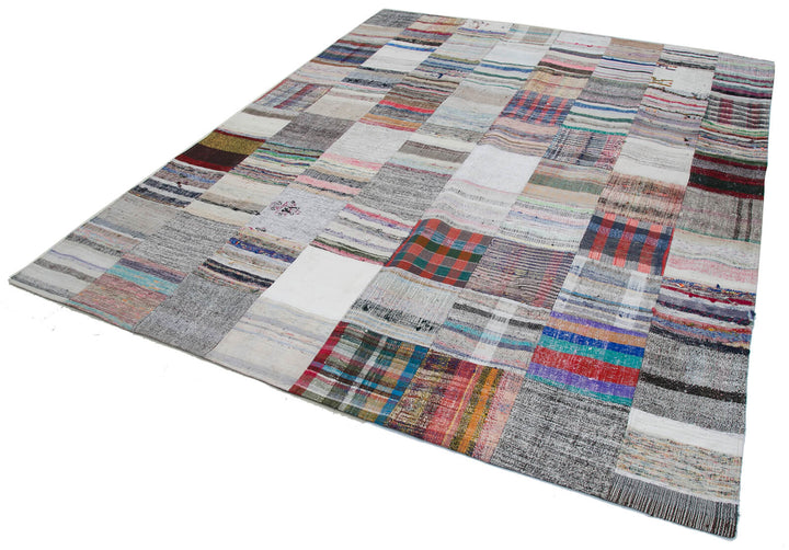 8x10 Multicolor Kilim Patchwork Rug - 30416
