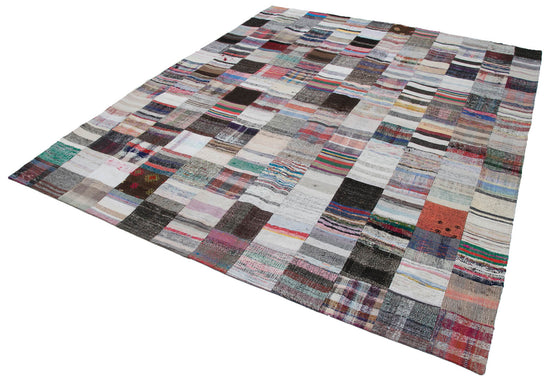8x10 Multicolor Kilim Patchwork Rug - 30417